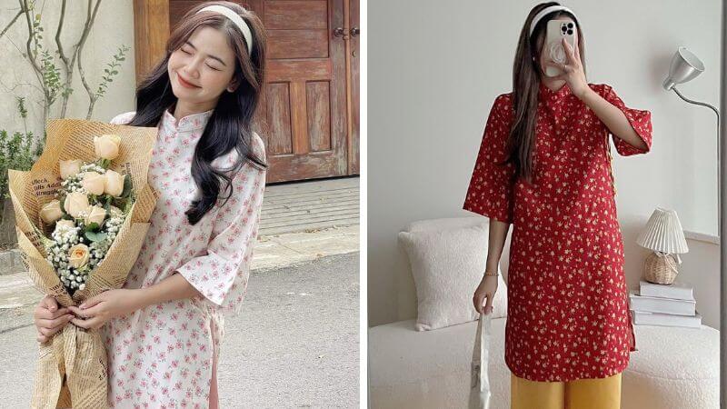 Tùy vào các đặc điểm cơ thể mà người mặc nên chọn kiểu áo dài hoa nhí cách tân phù hợp