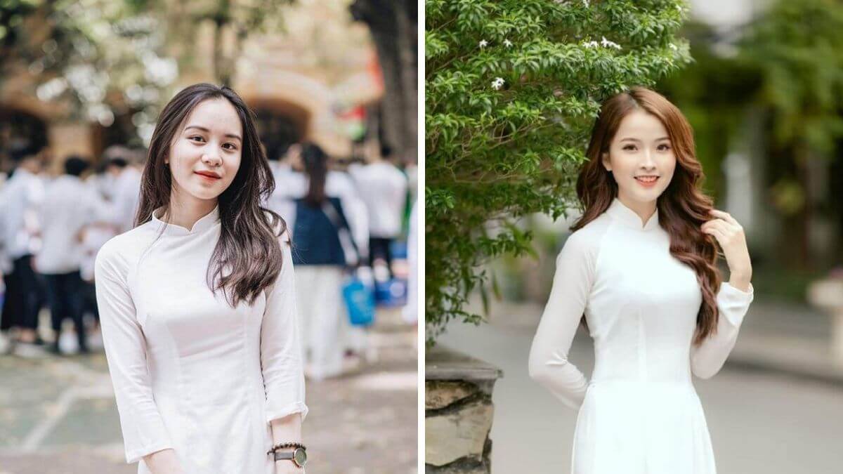 Tùy vào đặc điểm cơ thể mà việc chọn các kiểu cổ áo dài học sinh cấp 3 cũng có điểm khác nhau