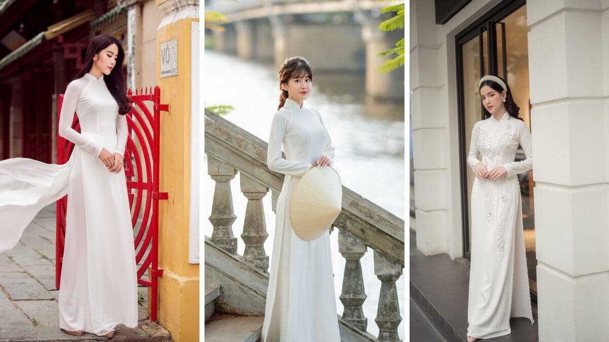 Chiếc áo dài trắng truyền thống chứa đựng nhiều ý nghĩa sâu sắc, độc đáo