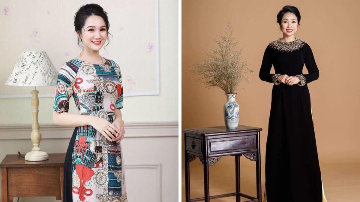 Những mẫu áo dài cách tân tuổi 60 thường chú trọng đến sự thoải mái, đẹp mắt