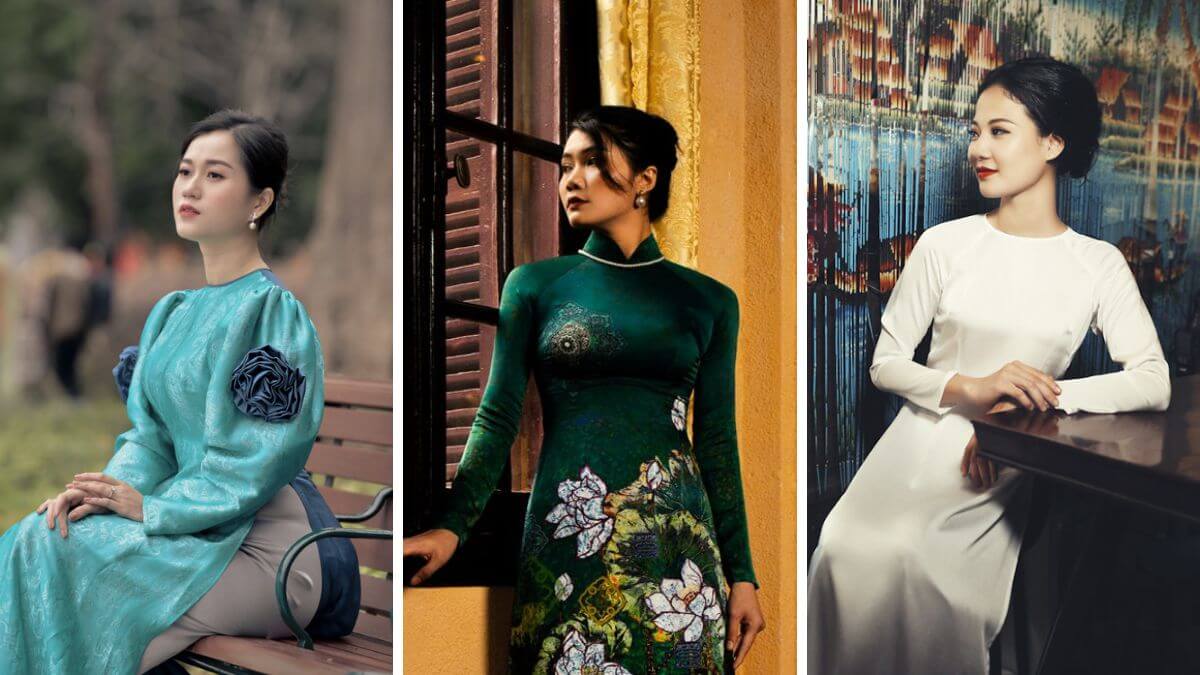 Tà áo dài miền Nam thường mang những đặc trưng riêng của vùng miền này