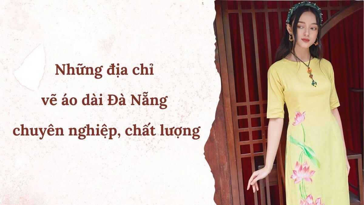 Vẽ áo dài Đà Nẵng