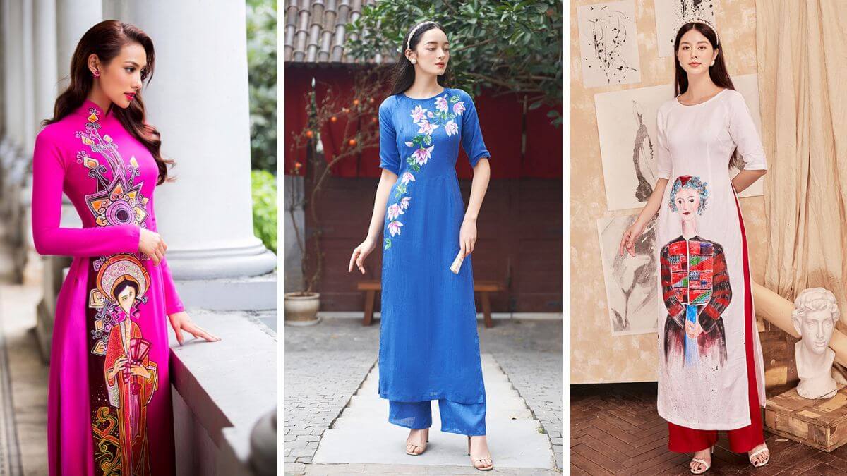 Những địa chỉ vẽ áo dài Đà Nẵng sẽ mang đến cho người dùng những mẫu áo dài vẽ đầy nghệ thuật